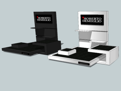 render grafico smontabilità espositore
